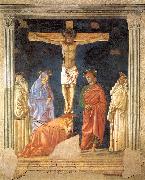 Andrea del Castagno Crucifixion and Saints oil